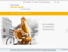 Tablet Screenshot of fahrschule-seidl-theorie.de